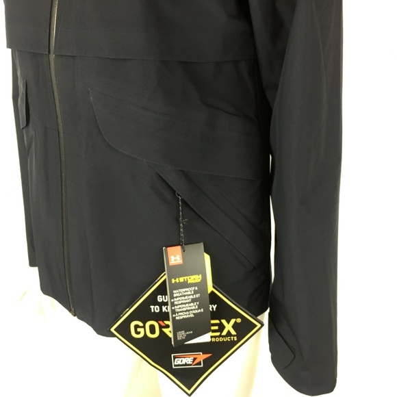 Under Armour Storm Proof Jacket‎ GORE-TEX Black Women's Small New Sample - Picture 9 of 14